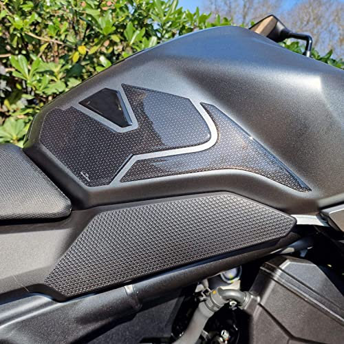 Resin Bike Aufkleber für Motorrad Kompatibel mit Honda Hornet CB 750 2023. Seitenschutz für den Tank vor Stößen und Kratzern. 3D-Harzklebstoff - Stickers - Made in Italy