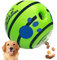 Wobble Giggle Leckerli-Ball, interaktives Hundespielzeug, Leckerli-Spender, Hundespielzeug, quietschendes Spielzeug für aggressive Kauer, langlebiger Kichernball für mittelgroße und große Hunde