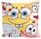 United Labels Spongebob Schwammkopf Kissen – Allover - Dekokissen Sitzkissen 30 x 30cm