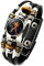 12 Sternzeichen-Armbänder – Leuchtende 12 Sternbild-Armbänder Für Damen, Modische Sternzeichen-Charms, Krebs, Zwillinge, Löwe, Schwarzes Lederarmband, Geburtstagsgeschenke, Wassermann, 17,5/20 Cm
