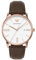 Emporio Armani Herrenuhr quarz/3 Zeiger datum Uhrwerk 42mm Gehäusegröße mit einem pro-planet Lederarmband AR11572