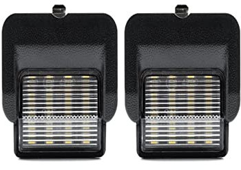 ZEEGII Nummernschildleuchte Für Polo 6N 1994-1999 Kennzeichenbeleuchtung Auto-Parkschild-Lampe OEM: 6N0943021C 6N0943119 6N0943119C 6N0943121
