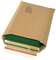 25 Versandtaschen Format A5 aus Mikro-Wellpappe 175 x 250 mm Dehnbar bis 5 cm Höhe ideal für DIN A5 Karton 450 Gramm/m2 braun Haftklebung (PS.401|A5)