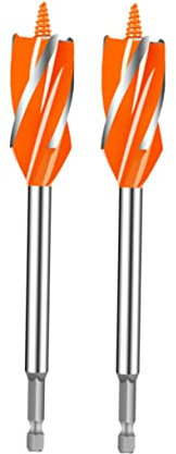 2 Stück Sechskant Bohrer 14x165 Mm aus Kohlenstoffstahl für Heimwerker