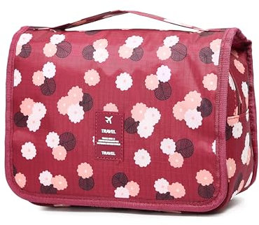 Sechunk Trousse de toilette de voyage étanche à suspendre multifonction