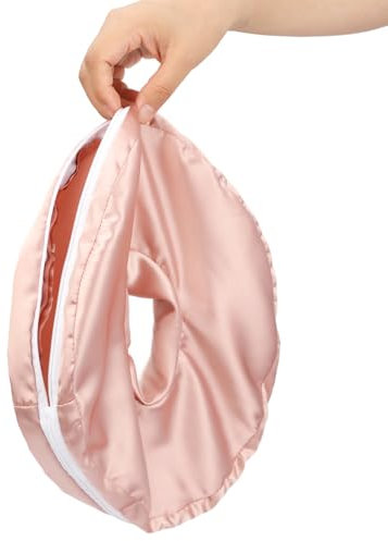 BNRendles Waschbarer Ohrpiercing-Kissenbezug, luxuriöser Satin-Ohrloch, seidiger Kissenbezug für durchbohrte Ohren, Seitenschläfer, Ohrentzündungen, Druckschmerzen, Schmerzlinderung, Unterstützung von