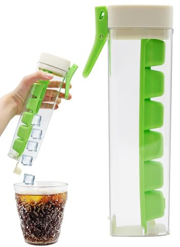 Viceda Ice Cube Trays - 6 Cubes Capacity, Single Press Deicing, Food Grade for Cocktails, Drinks, and Baby Food, Ideal for Quick & Fun Ice Cubes for Drinks and More