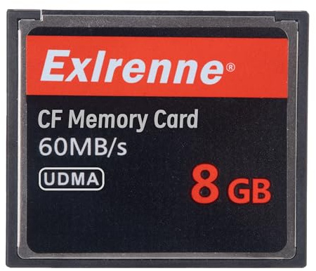 CF 8GB Compact Flash Memory Card UDMA Speed Up to 60MB/s SLR Camera CF Cards for Professional Photographer,Videographer,Enthusiast