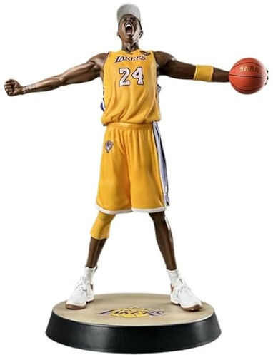 REOZIGN Kobe Figur, Black Mamba Victory Roaring Kobe Anime Figuren 33 cm PVC Cosplay Modell zum Sammeln Ornament Anime Geschenk (Gelb)