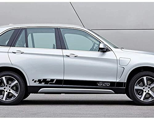 ZzYyyJie Für BMW G11 G12 G14 Auto Karosserie Seite Streifen Aufkleber,Stoßstange Aufkleber Vinyl Streifen