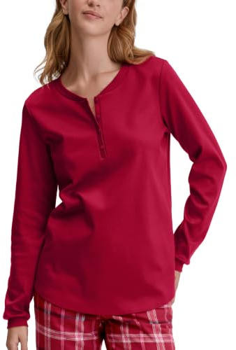 CALIDA Favourites Langarmshirt Damen, aus 100% Supima-Baumwolle | Langarm-Shirt aus weicher Baumwolle, glatt, anschmiegsam und vielseitig kombinierbar