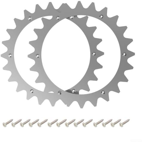 HpLive Picos para Segway para robot cortacésped NaviMov, TLSE-01 i105E i108E, clavos antideslizantes, tracción mejorada con 2 puntas, 14 tornillos