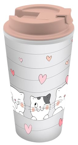 Coffee to go Becher Cutie Cats 400ml