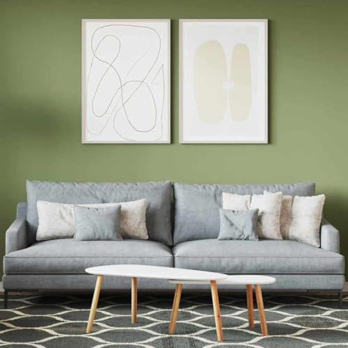 Genérico Pintura de Pared Verde 2,5 L Impresión en Pared, Pinturas Verde,4008523