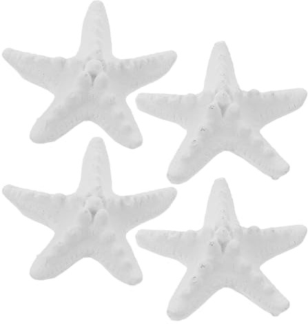 Gadpiparty Diffuseur d'Aromathérapie Décoratif en Plâtre Étoile de Mer 4 Pièces pour Armoire et Voiture Rafraîchisseur de Vêtements Parfumé