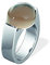 XEN Ring mit 15x12 mm großen Rauchquarz 48 (15.3)