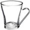 BORMIOLI Rocco ‘Oslo’ Clear Coffee Mugs Set of 6 (32cl) – Stylish Glass Cups for Hot Drinks: Cappuccino/Latte/Tea – Toughened Opal Glass – Microwave & Dishwasher Safe – Luxury Italian Tableware