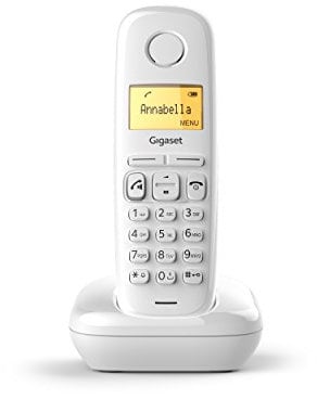 Gigaset A270 - Telefono Cordless con Vivavoce - Display Grafico Illuminato - Lunga durata delle batterie, Bianco [Versione Italiana]