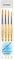 Da Vinci Série 303 Set de 4 Pinceaux Rond Synthetique de da Vinci,6, 8,10,12. pour Aquarelle, Huile et Peinture Acrylique
