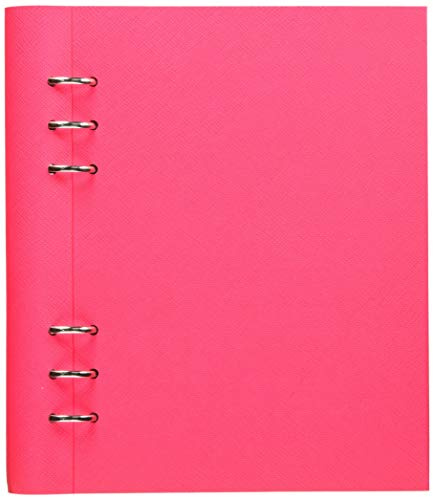 Filofax A5 Saffiano Clipbook - Fluoro Pink