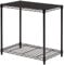 Amazon Basics 2 Regalböden Ebenen, stapelbar, Schwarz, 33.8 D x 58.9 W x 56.4 H cm