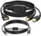 baolongking Divisor USB de 2 puertos USB 2.0 Y para impresora de cable compartido, cable hembra a doble macho, extensor de puerto USB, adaptador de división de alimentación de datos para dos