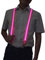 TENDYCOCO Bretelle da Uomo con Clip Illuminano Bretelle Rave Accessori Led Bretelle per Pantaloni Regolabili