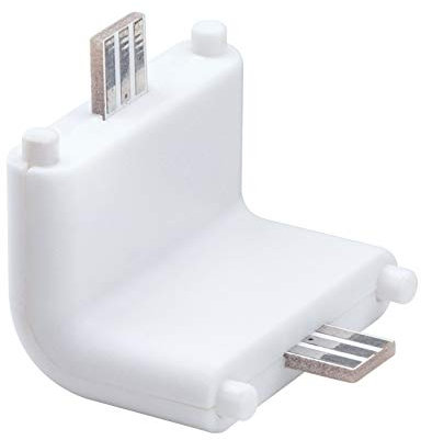 Paulmann 99967 éclairage de Meubles Clever connecteur Mural Border 12V Placard Blanc dépoli éclair. Armoire Plastique Lampe de Cuisine, Matière, Wall Connector