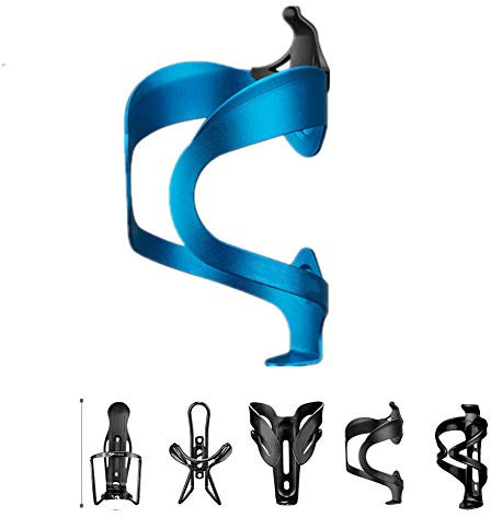 Bicycle Water Bottle Cage, Aluminum Alloy Water Bottle Cage, Water Bottle, Light and Strong Bicycle Water Bottle Cage (blue)