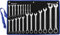BRILLIANT TOOLS BT013221 Jeu de clés polygonales à cliquet réversible, 21 pcs, 6 - 32 mm [Powered by KS TOOLS]