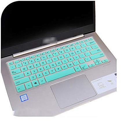 Keyboard cover Keyboard Protector for Asus Zenbook 14 UX431FA UX431FN UX431F UX431FL UX431 FA FN FL UX 431 14 Inch Laptop Keyboard Protective Skin White Blue