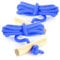 com-four® 2X Premium Schlittenleine mit Holzgriff, extra Starkes Rodelzubehör Zugseil für Schlitten, Made in Germany!
