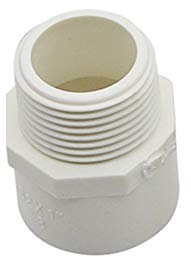 Raccord coudé en PVC BSP 1/2 3/4 filetage mâle/femelle vers diamètre intérieur 20/25/32 mm