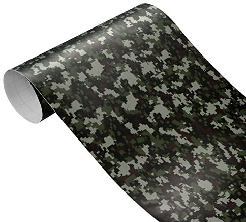 Camouflage Autofolie,MoreChioce Tarnung Auto Aufkleber Vinyl PVC Lackschutzfolie Wasserdicht Vinyl Aufkleber Kratzfest Klebefolie Auto Roller Dekoration Auto Aufkleber Wrap,#A 50cm x 200cm