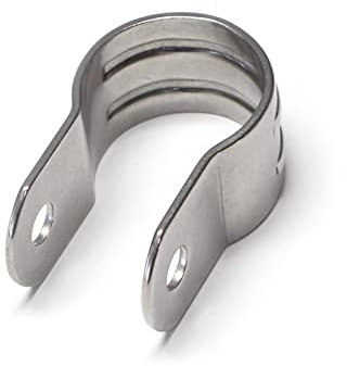 PRIOstahl Rohrschelle Schelle Bügelschelle Schlauchschelle Befestigungschelle Vollschale - U Schelle 25mm x 1 Stück für Rohrbefestigung Rohrhalterung Rohrklemme Verbindung aus Edelstahl V4A