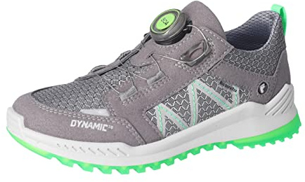RICOSTA Jungen Low-Top Sneaker REEN,Kinder Halbschuhe,lose Einlage, TEX,BOA,Sportschuhe,Freizeitschuhe,Turnschuhe,Graphit (460),35 EU