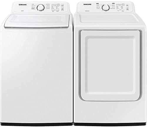 Samsung WA40A3005WPR White Top Load HE Washer/Dryer Pair