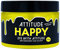 Attitude Semi-permanentes Haarfärbemittel l farbcreme für Cosplay, Karneval oder eine Mottoparty | Hairdye haarfarbe in Neon UV Gelb I VEGAN l Happy Neon UV Gelb 135ML | Mischbare Tönungen