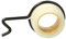 vhbw Ölpumpenschnecke kompatibel mit Stihl 021, 023, 025 Motorsäge - Eisen/Gummi, 4,5 x 2,6 x 1,3 cm, 11 g