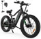 HITWAY 26 4.0 Fat Tire Electric Bike,Electric Bicycle with 250Watt Moter 48V 15Ah Lithium Battery, 7 Speed Gear E Mountain Bike，range 55-80km