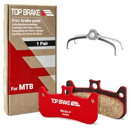 Top Brake BD20 Bremsbeläge für Formel Cura 4 (Performance (Keramischer Verbundstoff - ROT)