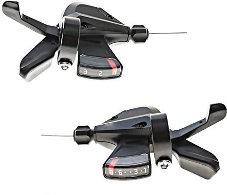 pologmase vitesse vélo | Manettes vélo route 3x8 vitesses - Diamètre 8.74in Gauche Droite Levier Frein Dérailleur Vélo Convient Pour Vélo Route VTT