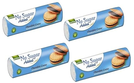 Gullon, biscotti sandwich al cioccolato con crema senza zucchero aggiunti, 250g ciascuno, Ottima scelta per diabetici, Idea regalo per amici e familiari. (3)
