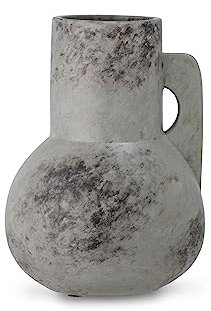 Tias Vase, Grau, Keramik