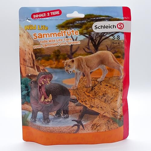 SCHLEICH Wild Life Sammeltüte Set 4