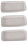 Toddmomy 3 Piezas Bandeja De Maceta Plato Para Plantas Rectangular Goteo De Platillo De Planta Bandejas De Jardineria Macetas Transparentes