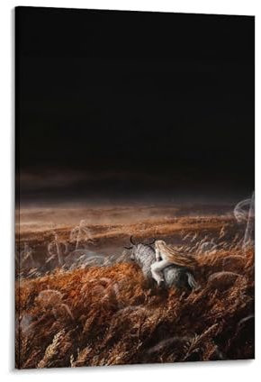 FKLZEBXV Elden Ring Shadow of Erdtree Leinwandposter Schlafzimmer Dekor Landschaft Büro Zimmer Dekor Geschenk 50 x 75 cm