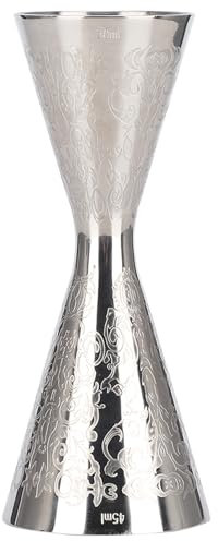 Jigger pour barman Jigger avec échelle boisson vin tasse à mesurer accessoires de bar Cocktail Jigger beau Jigger en acier inoxydable 304 Premium 30 ml 45 ml