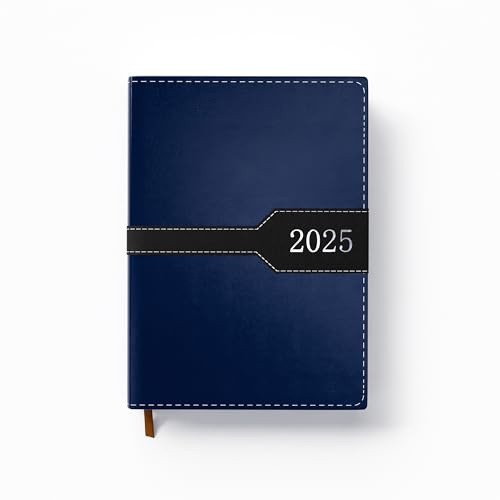 Jahresplaner 2025, 12 Monate, mehrsprachig, Hardcover, A6, Taschenformat, Geschenkidee für Weihnachten und Alltag (2025-19, A6)