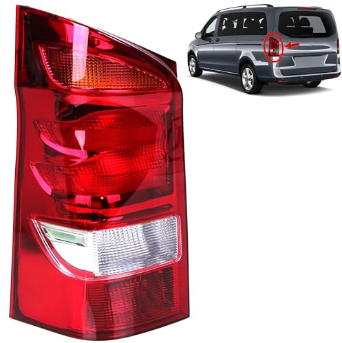 INLY Rückleuchte Rücklicht Heckleuchte Heckklappe Rot Links für Vito W447 A4478200064 4478200064 (ab 2014)